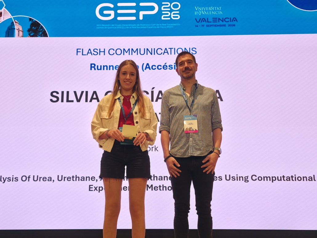 Silvia García Ulloa receives a Flash Presentation Award at GEP 2026