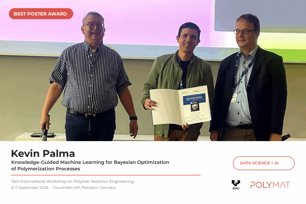 Kevin Palma receives a Best Poster Award at PRE 2026