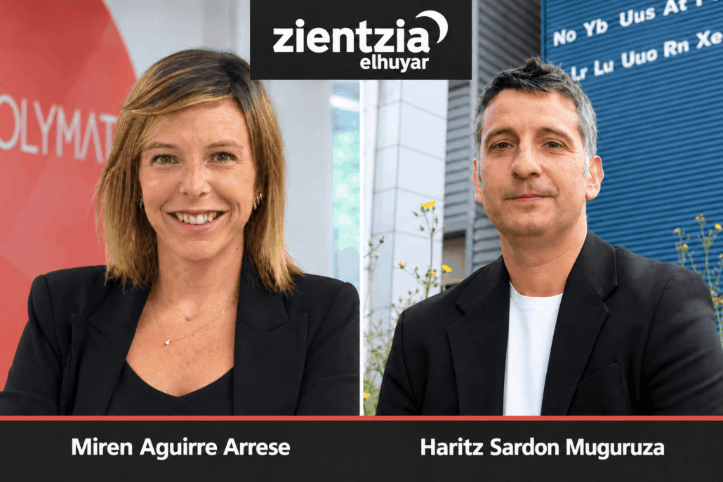Miren Aguirre and Haritz Sardon featured in Elhuyar