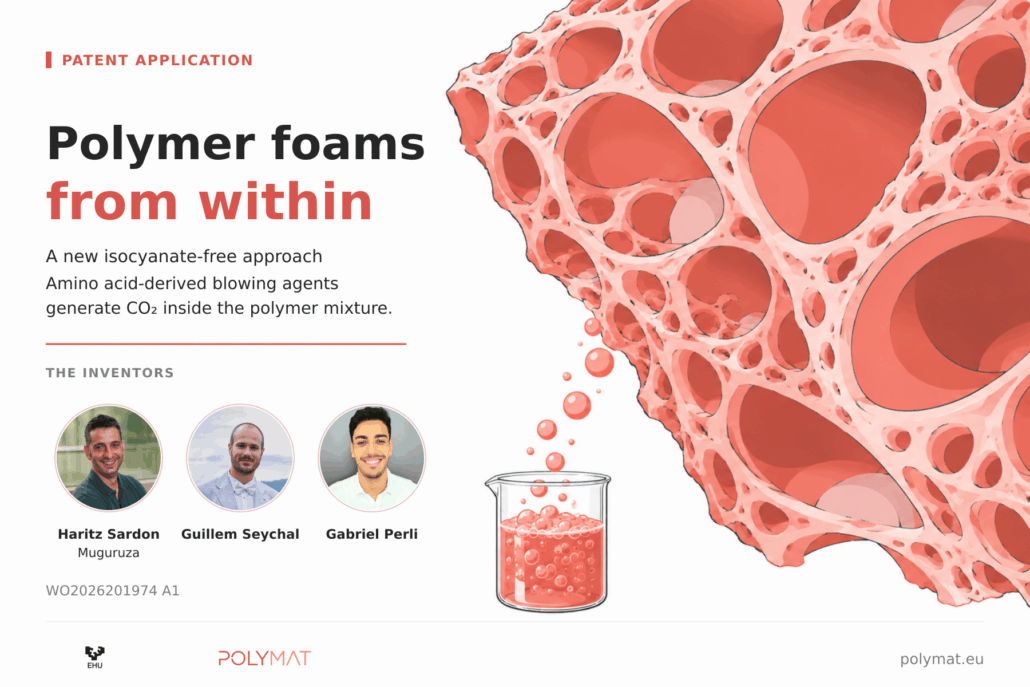 POLYMAT and EHU develop a new approach to polymer foams