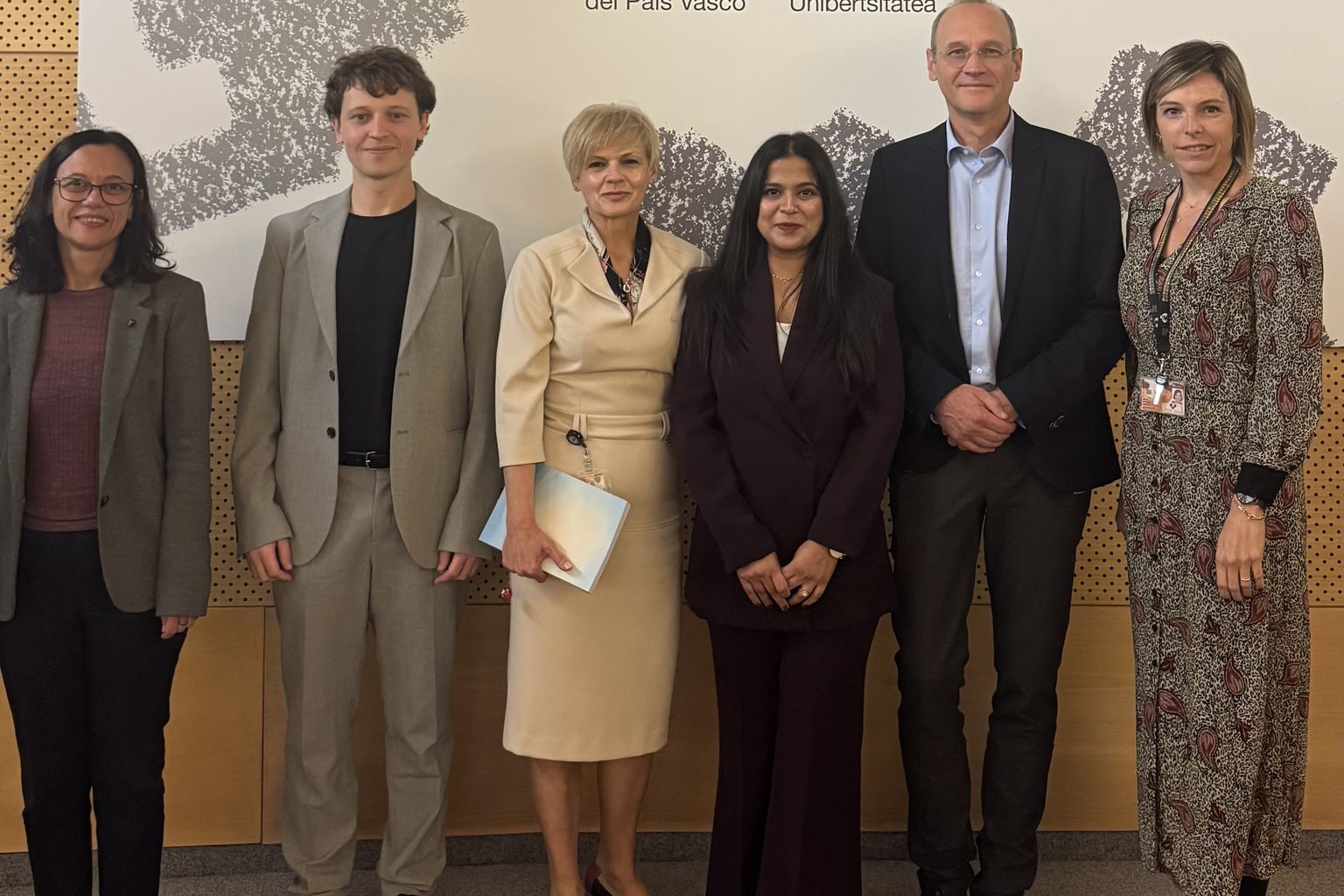 Jyoti Devanand Gupta with her supervisors and thesis committee after her PhD defense