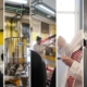 Students and researchers in POLYMAT laboratories during the school visit